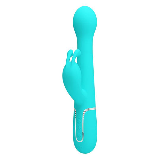 Vibrador con Thrusting y Bolas Rotatorias Dejon Azul