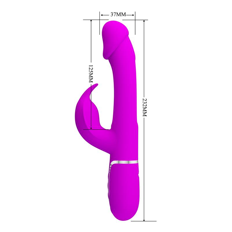 Vibrador con Lengua Kampas Rosa