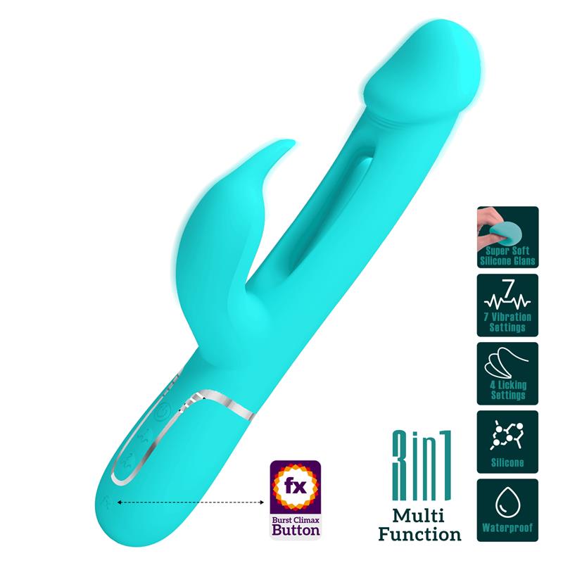 Vibrador con Lengua Kampas Verde