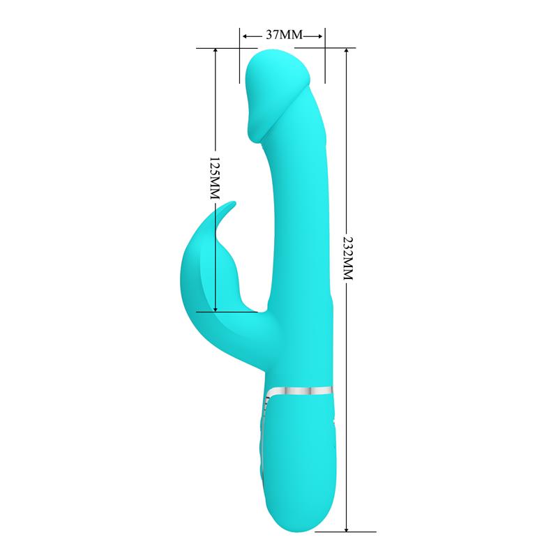 Vibrador con Lengua Kampas Verde