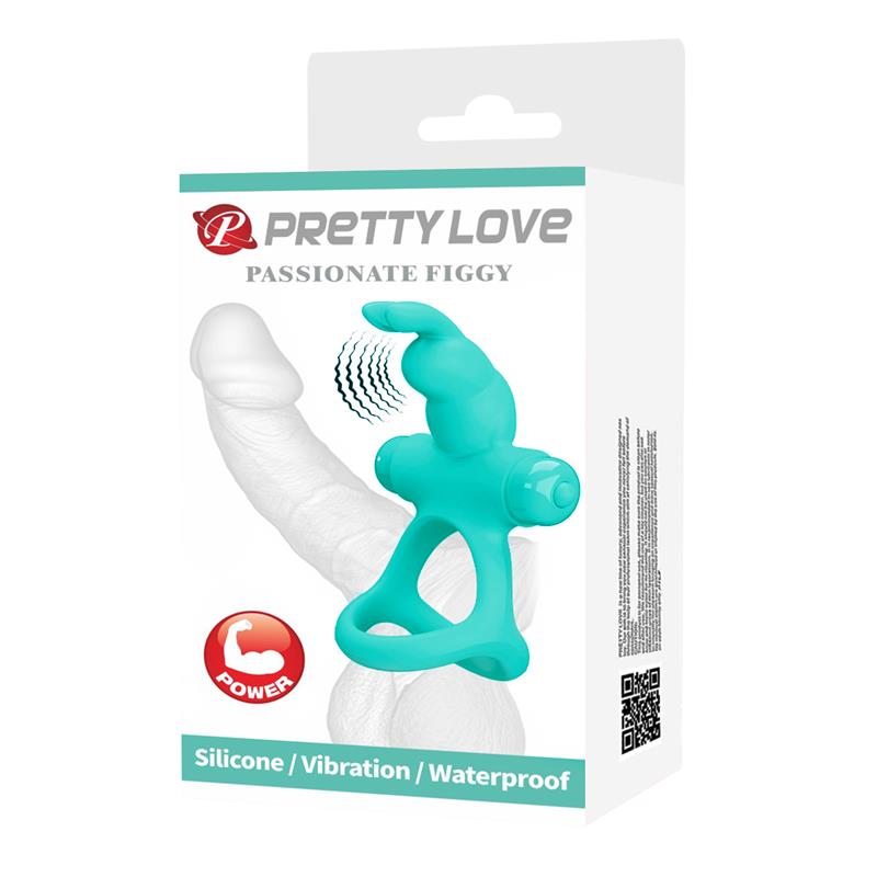 Anillo para el Pene con Vibracion Passionate Figgy Verde