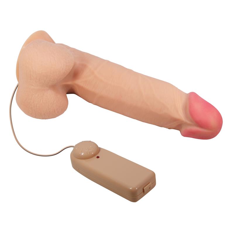 Vibrador Realista con Control Remoto Doble Densidad y Piel Deslizante