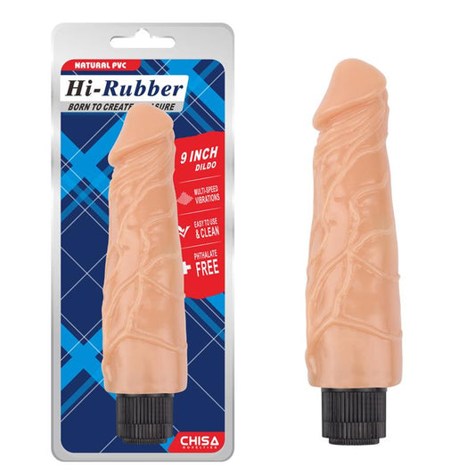 Vibrador Hi Rubber 9 Natural