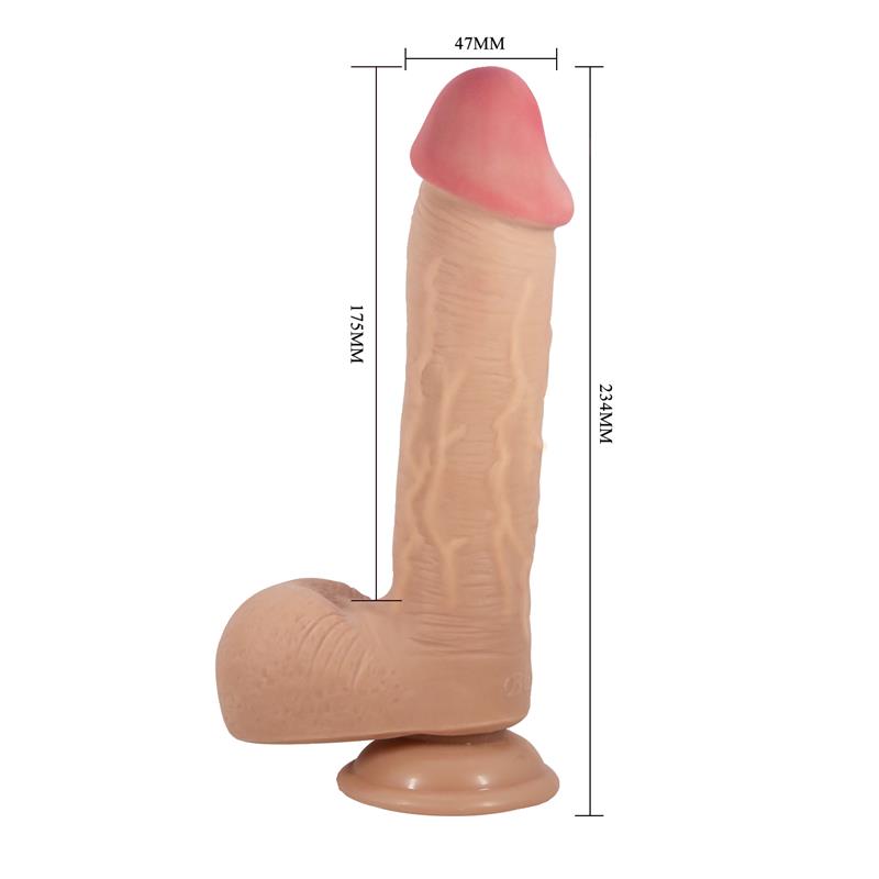 Dildo Realista con Piel Deslizante 234 cm