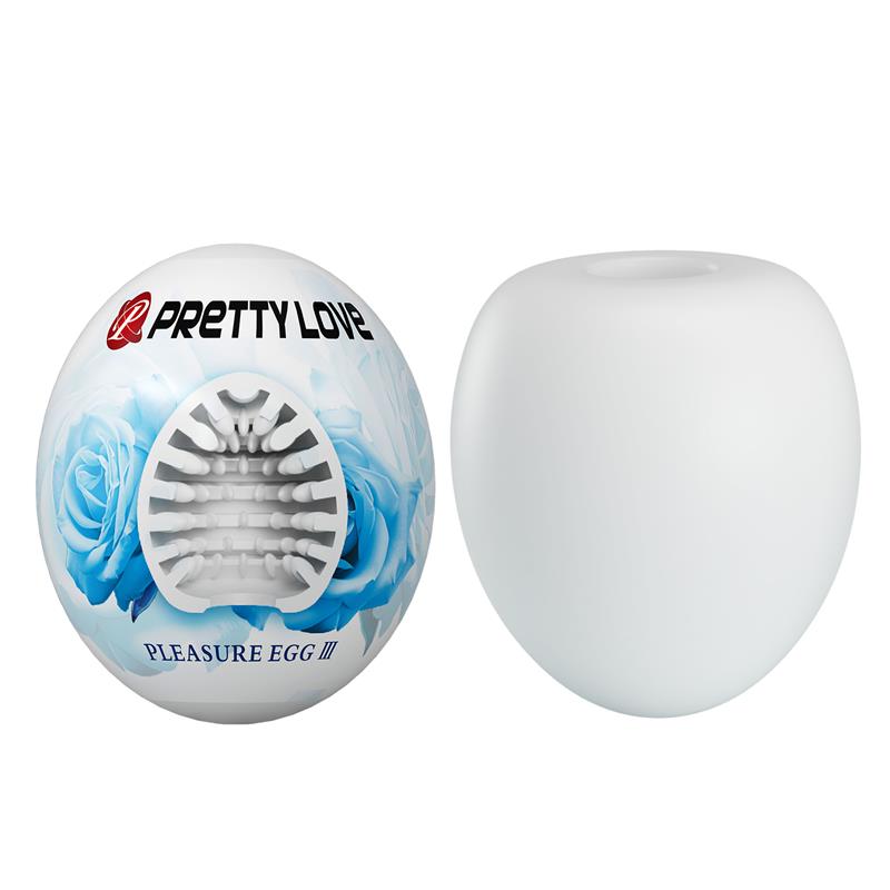 Huevo Masturbador Pleasure Egg III Blanco