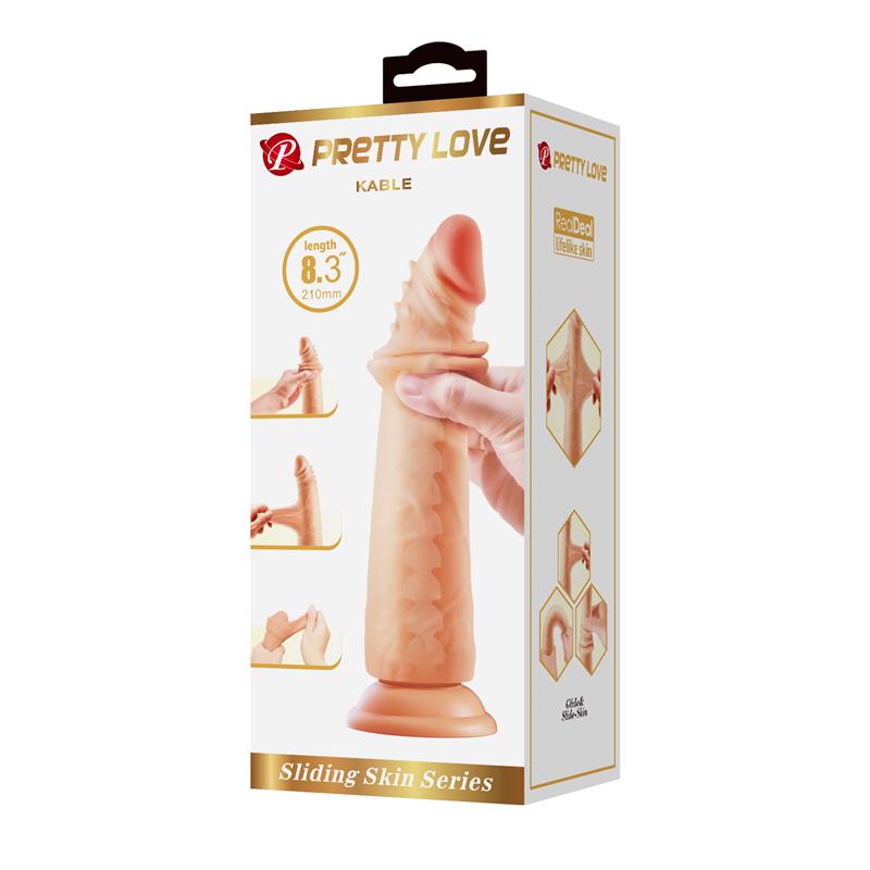 Dildo con Piel Deslizante Kable 83 21 cm