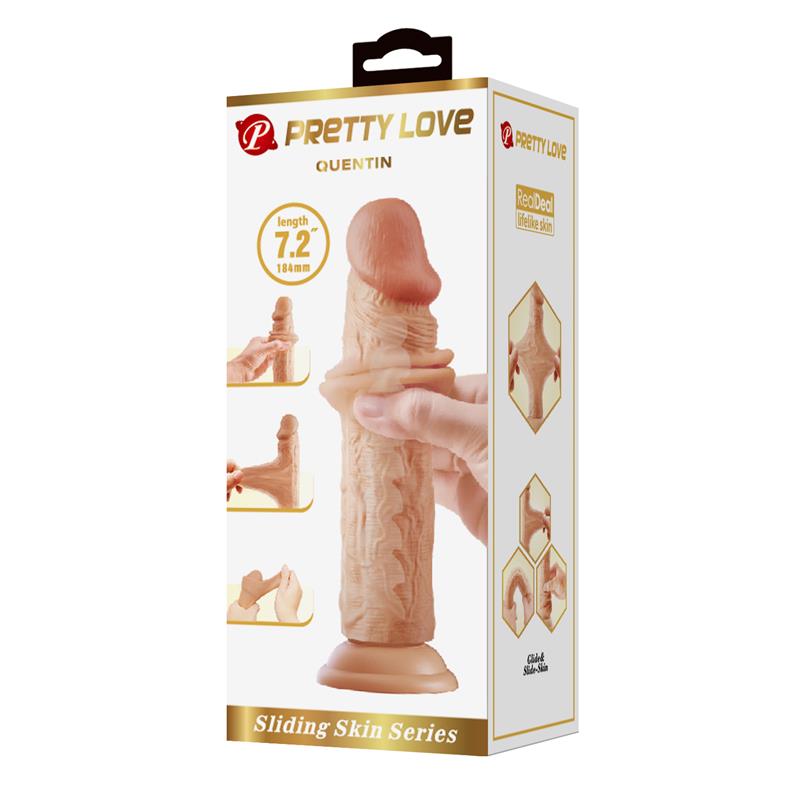 Dildo con Piel Deslizante 184 cm