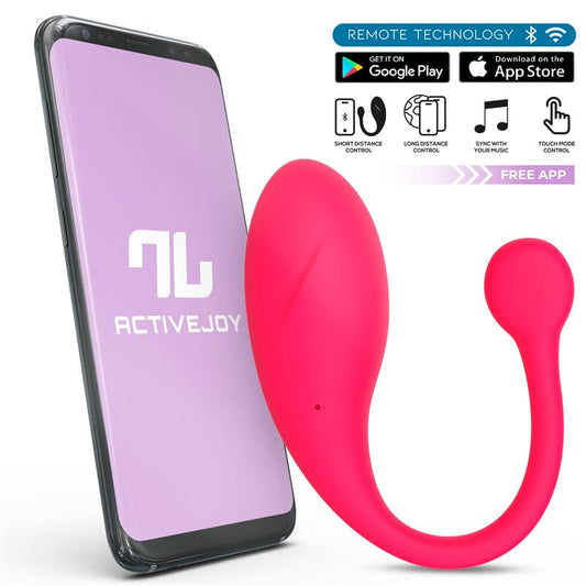 Bulby Huevo Vibrador con APP Rosa Intenso