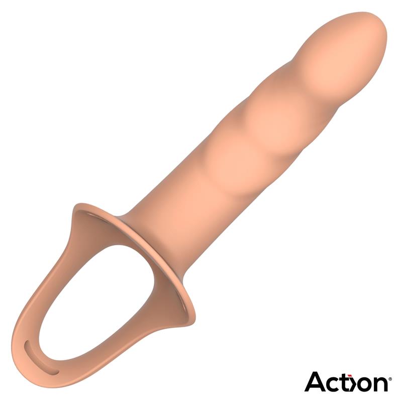 Arnes Strap on con Dildo Hueco Silicona Premium Talla L