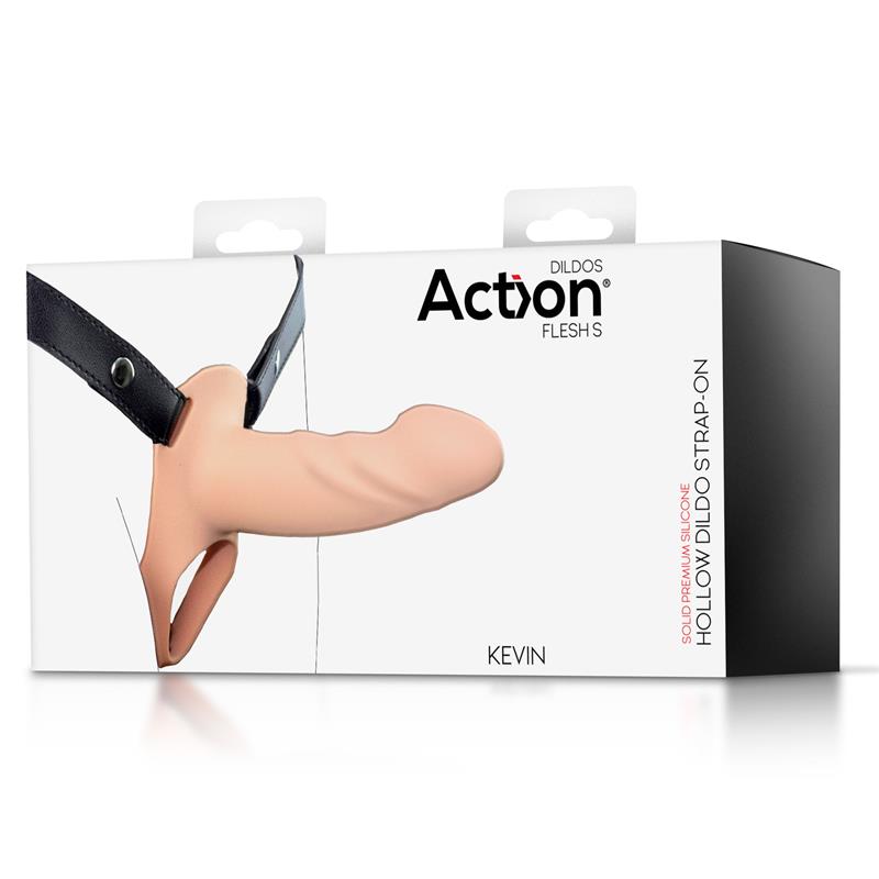 Arnes Strap On con Dildo Hueco Silicona Premium Talla S