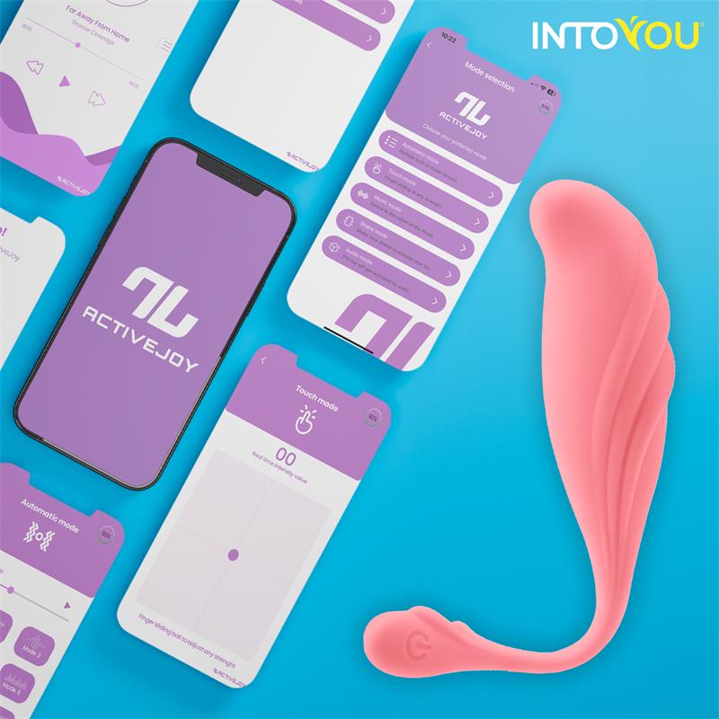 Huevo Vibrador con Movimiento Waving con APP USB