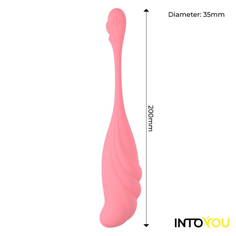 Huevo Vibrador con Movimiento Waving con APP USB