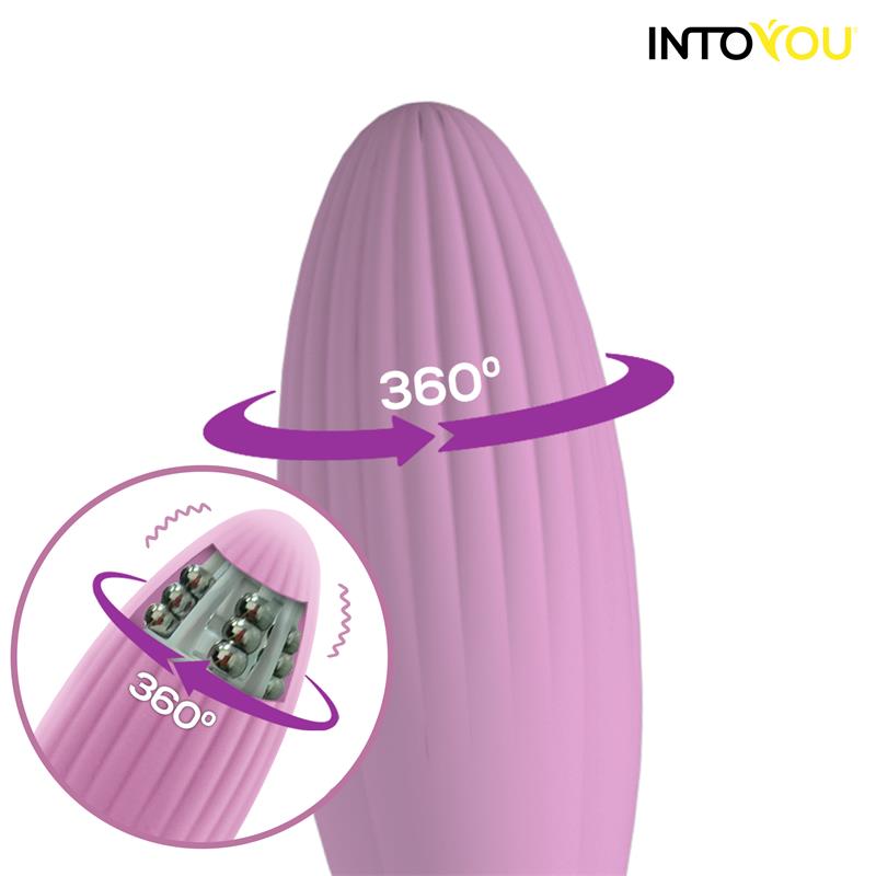 Huevo Vibrador con Bolas Internas con Rotacion y APP USB