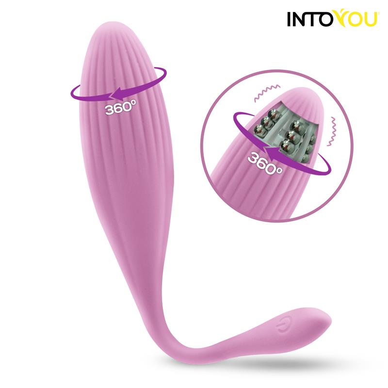 Huevo Vibrador con Bolas Internas con Rotacion y APP USB