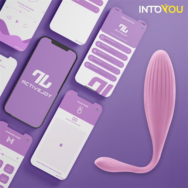 Huevo Vibrador con Bolas Internas con Rotacion y APP USB