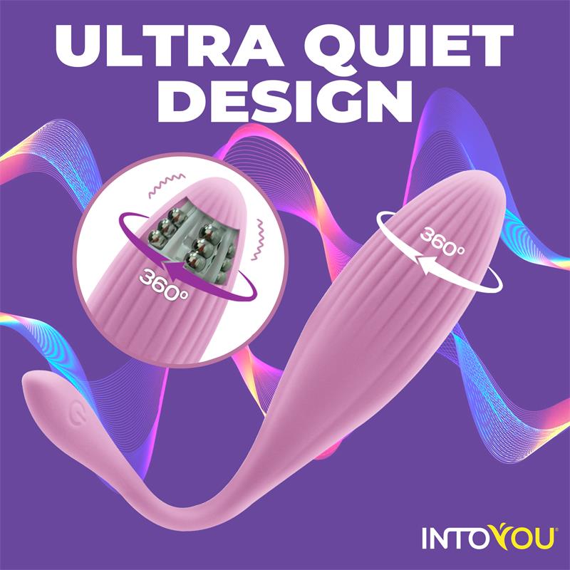 Huevo Vibrador con Bolas Internas con Rotacion y APP USB