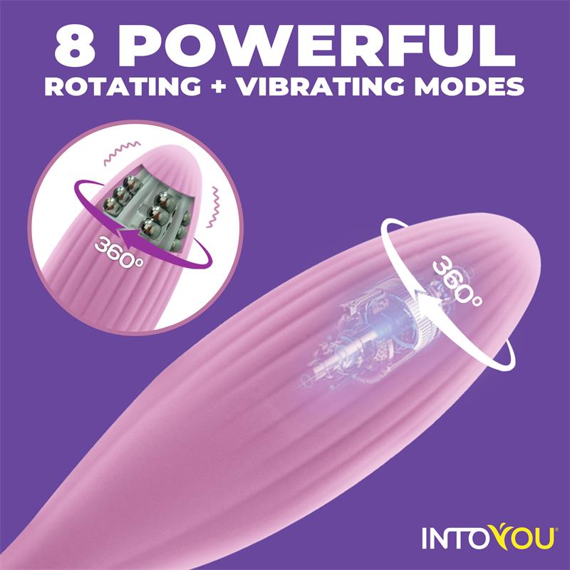 Huevo Vibrador con Bolas Internas con Rotacion y APP USB