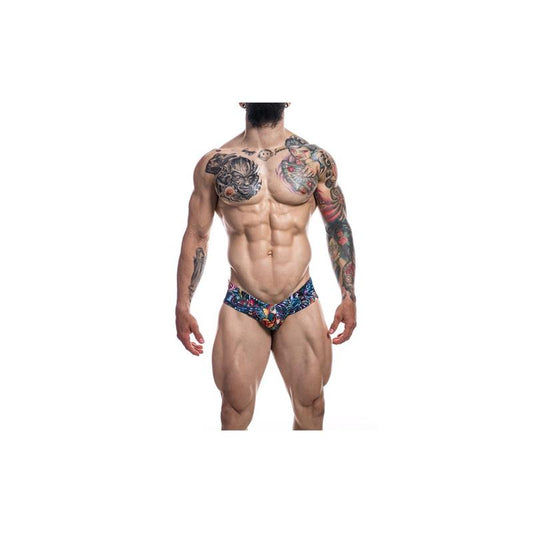 Calzoncillo Alto High Cut Cheeky Brief Tattoo Talla XL