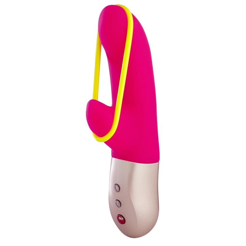 Amorino Vibrador del Punto G Pink Neon Yellow