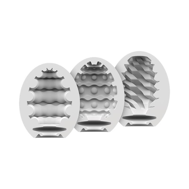 Set 3 Huevos Masturbador Riffle Bubble y Fierce