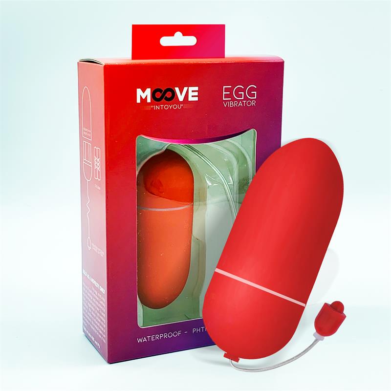 Huevo Vibrador 10 Funciones Rojo