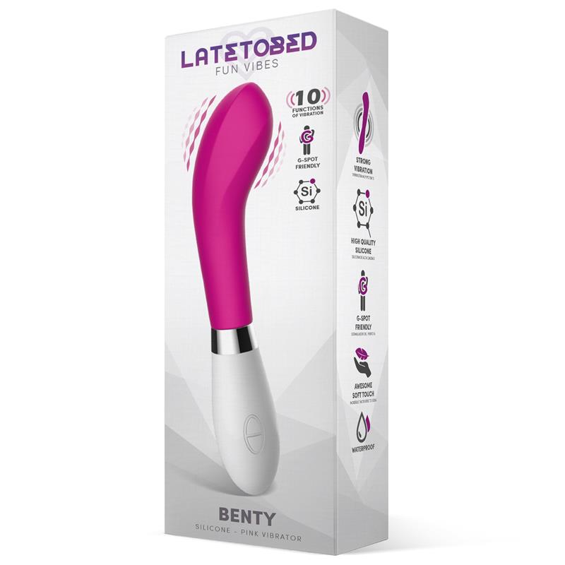 Benty Vibrador Silicona Rosa