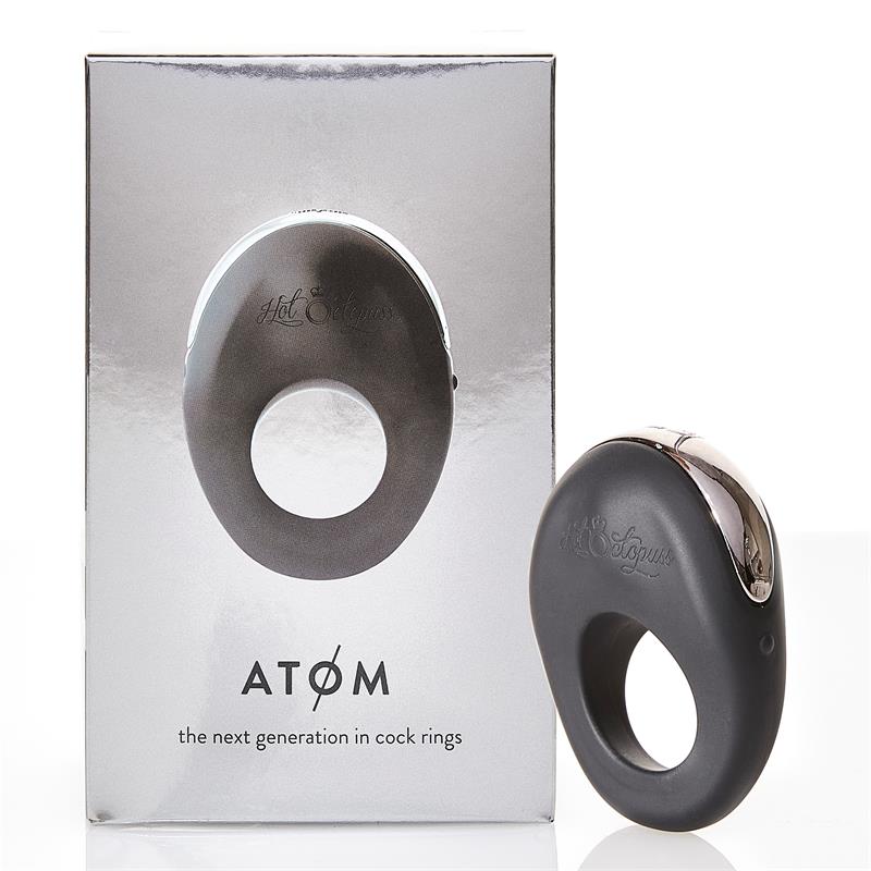 Anillo Vibrador Atom Negro