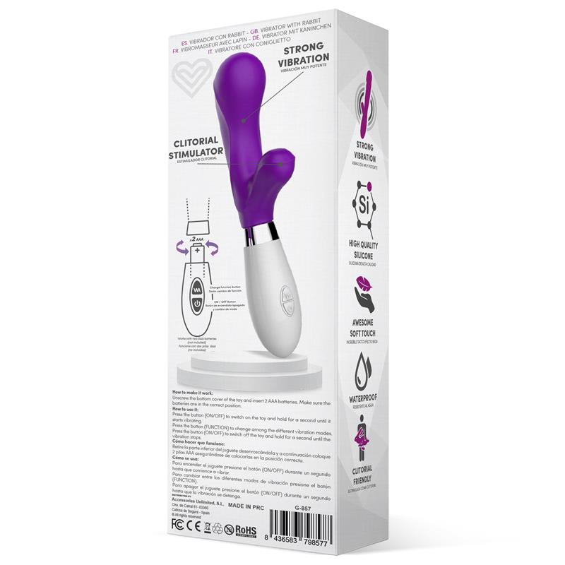 Maverdick Vibrador Silicona Purpura