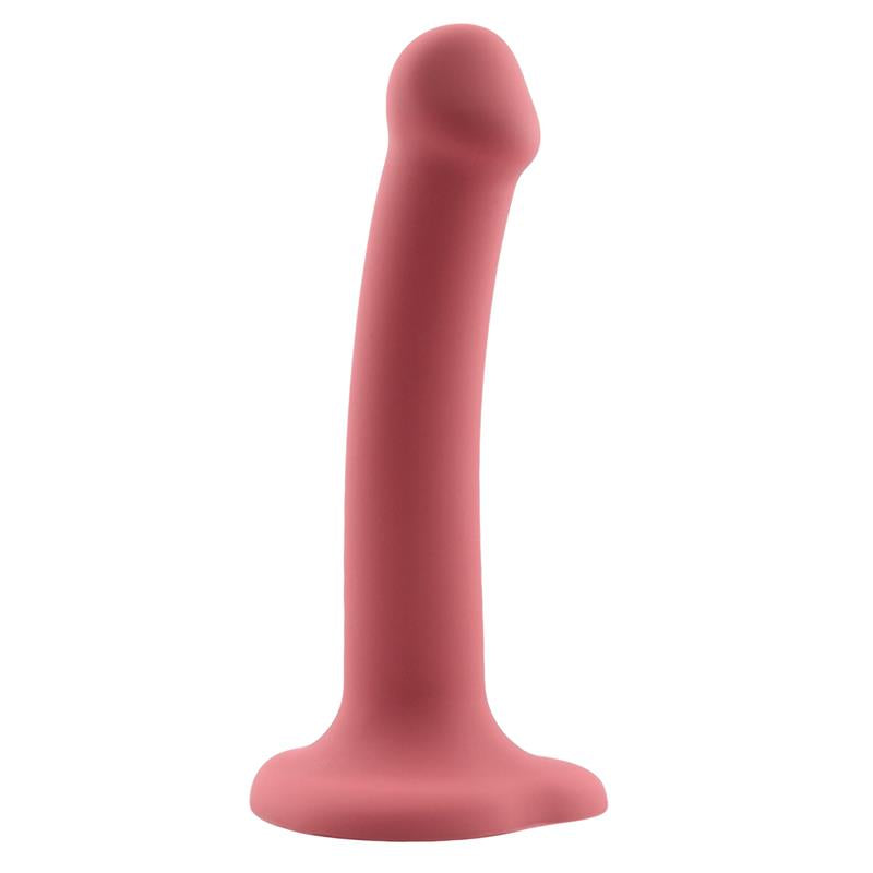 Bouncy Dildo Silicona Liquida Hiper Flexible 75 19 cm Talla L Burgundy