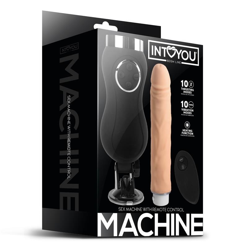 Sex Machine Vibracion Thrusting y Calor Control Remoto USB