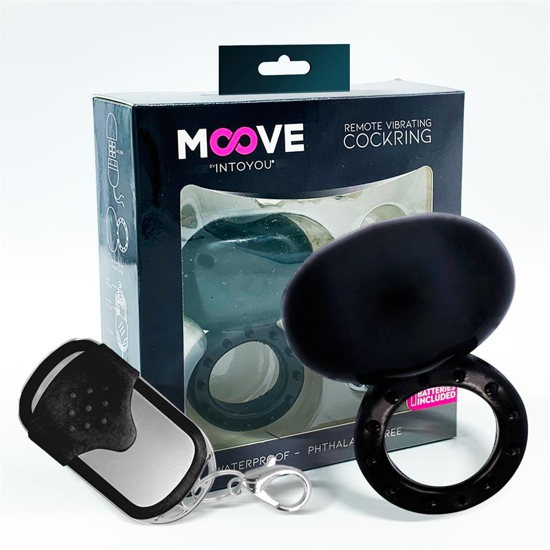 Anillo Vibrador con Control Remoto Negro