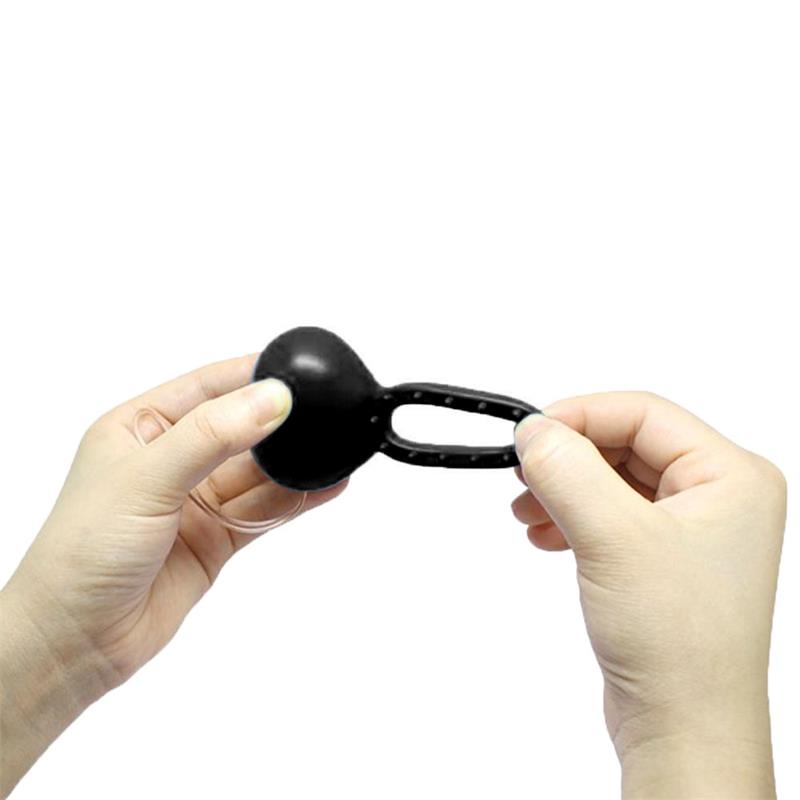 Anillo Vibrador con Control Remoto Negro