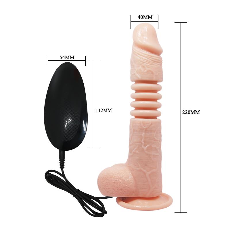 Vibrador con Rotacion y Movimiento Telescopico Thunder Up