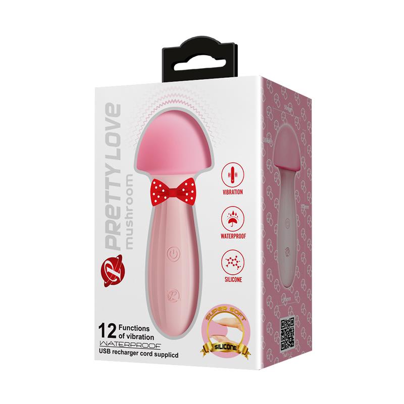 Mushroom Vibrador Masajeador Silicona USB