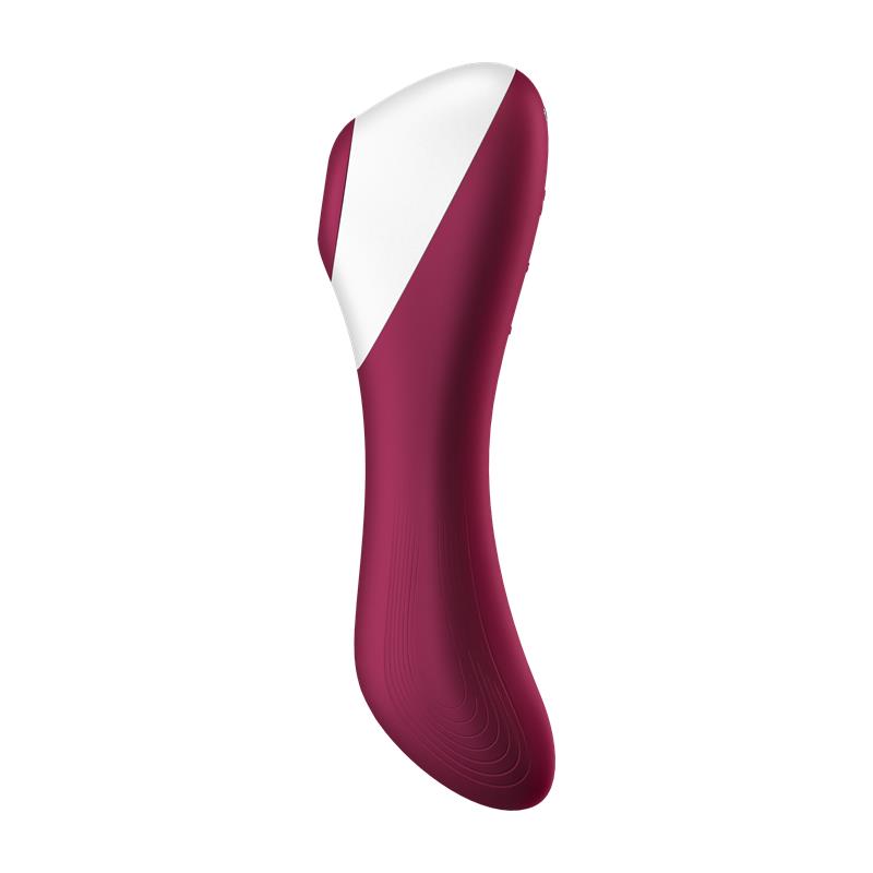 Dual Crush Vibrador y Succionador USB Rojo