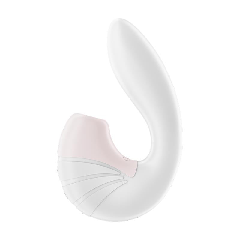 Supernova Succionador y Vibrador Super Flexible USB Blanco