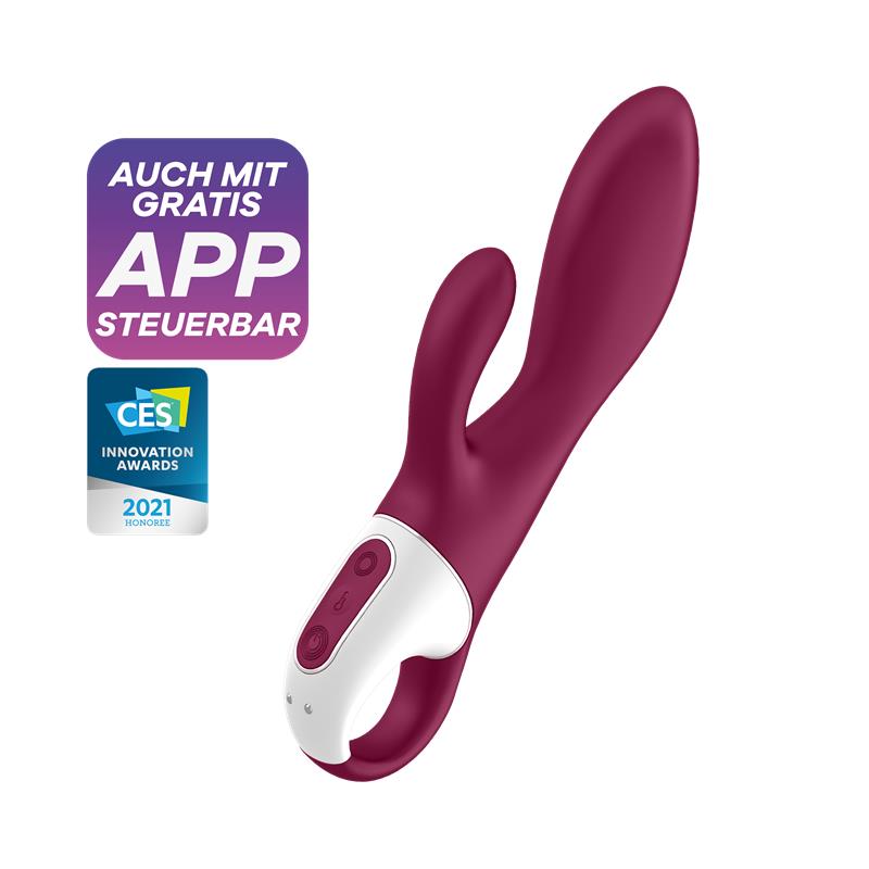 Heated Affair Vibrador con Funcion de Calor Punto G USB Silicona