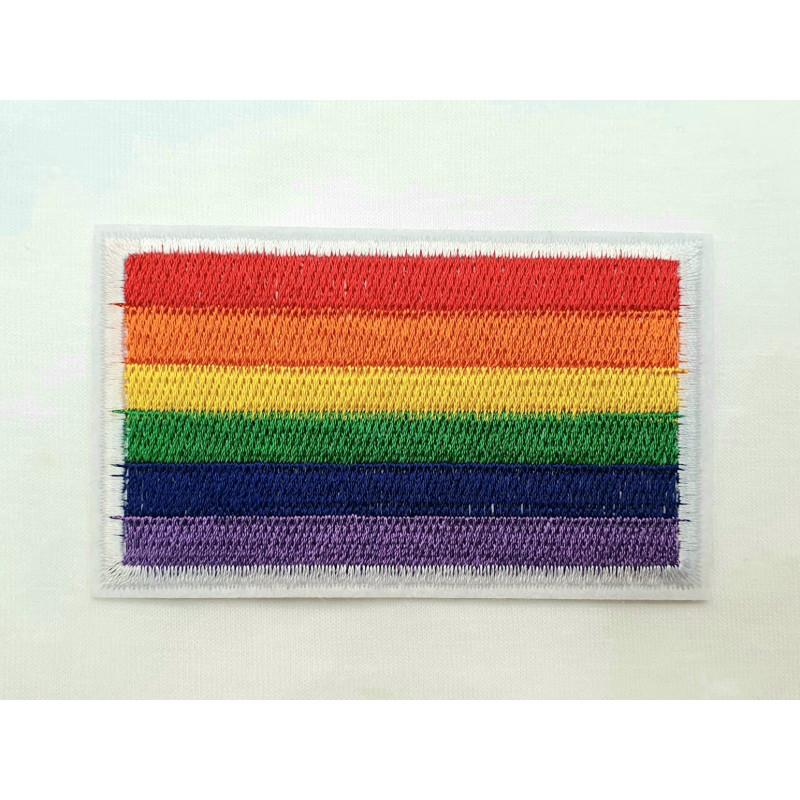 Parche Rectangular Bandera LGBT