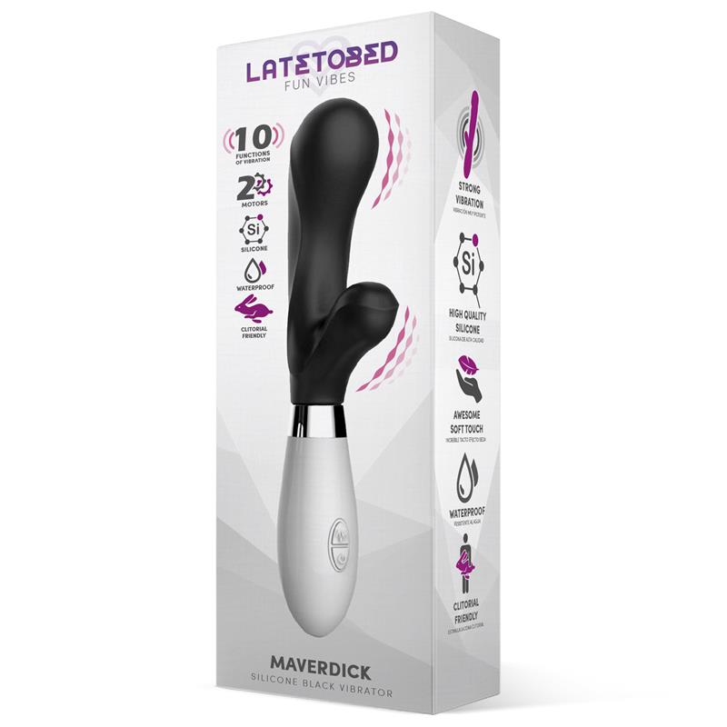 Maverdick Vibrador Silicona Negro