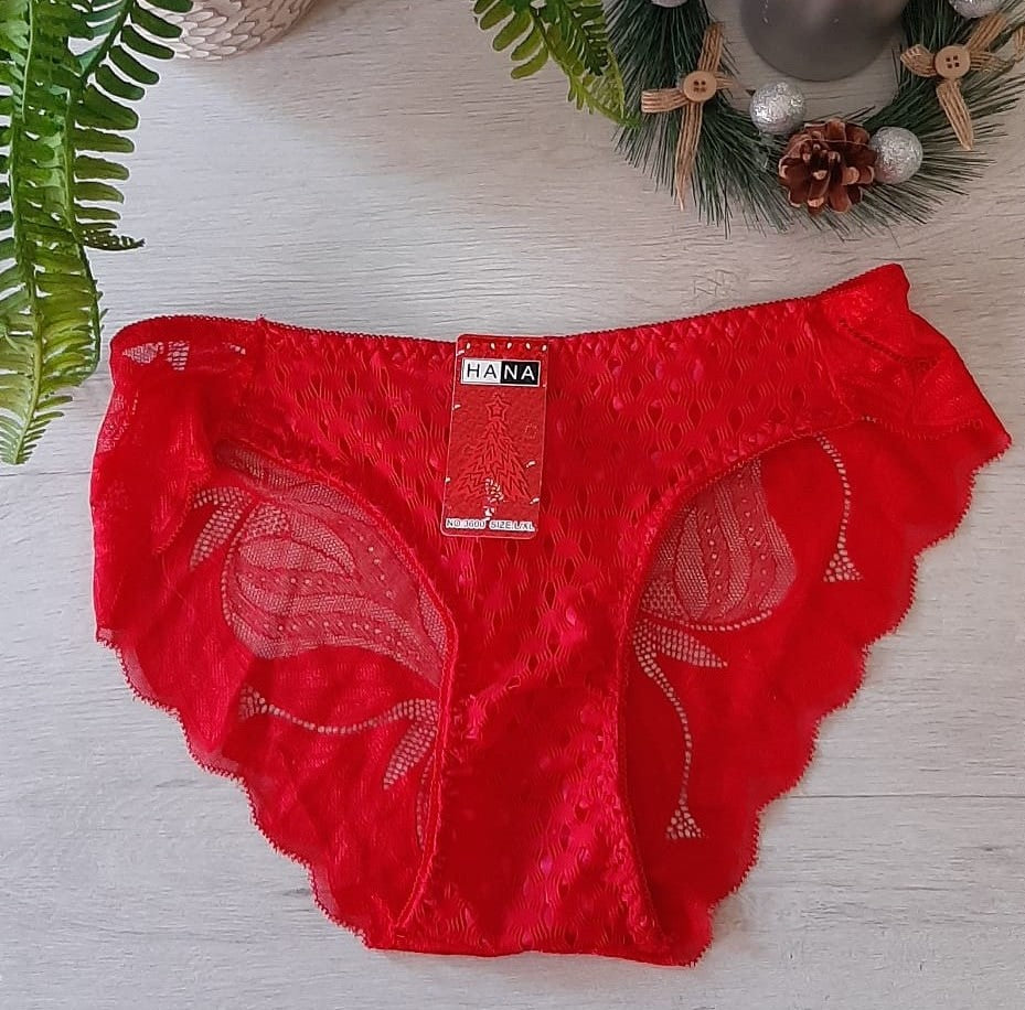 Bragas Rojas Sexys (TR376) - Stock Almacén