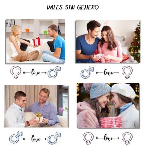 Vales Sexuales para la Pareja (AM413) - Talonario con Actividades y Juegos para Disfrutar en Pareja. Regalo Pareja Enamorados Aniversarios, San Valentín