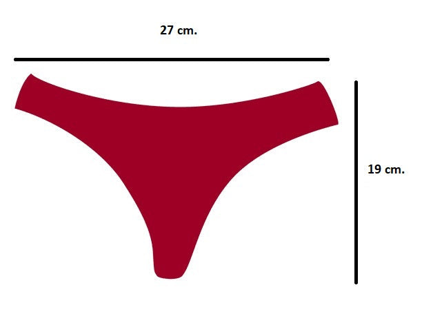 Bragas Rojas Sexys (TR375) - Stock Almacén